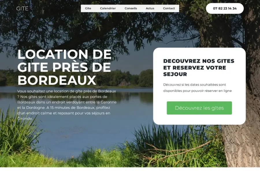 Aperçu du site Location Bordeaux